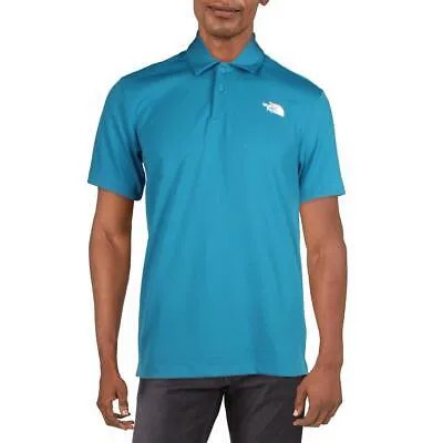 Мужская рубашка-поло с короткими рукавами The North Face синего цвета с логотипом S BHFO 8373