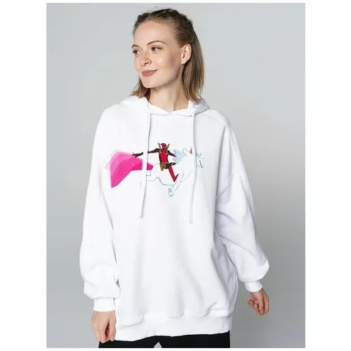 Худи ТВОЕ, размер XS-S, белый