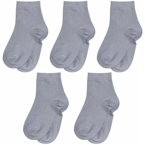 Носки ХОХ 5 пар, размер 18-20, серый
