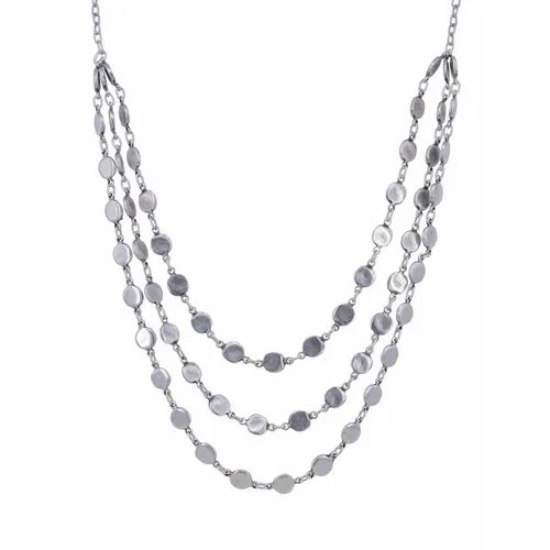 Колье OTOKODESIGN, серебристый