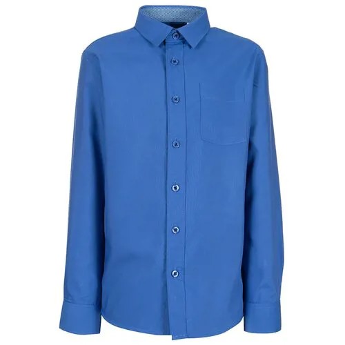 Школьная рубашка Tsarevich, размер 164-170, синий