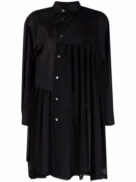 Comme Des Garçons рубашка асимметричного кроя