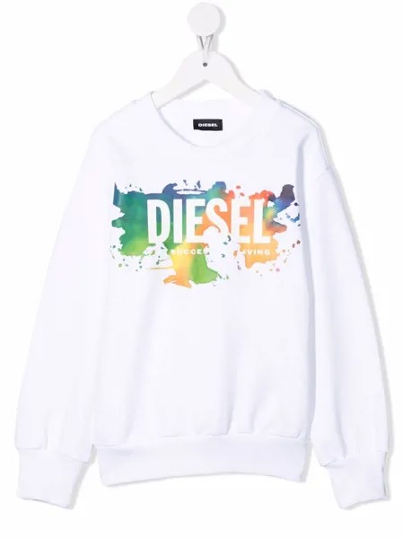 Diesel Kids толстовка с логотипом