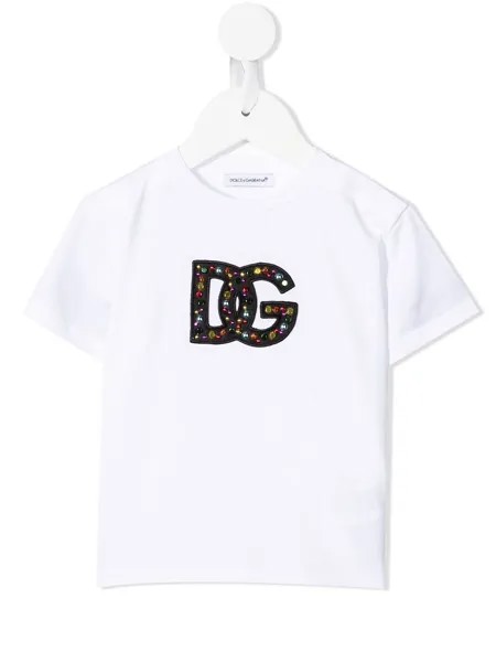 Dolce & Gabbana Kids футболка с логотипом