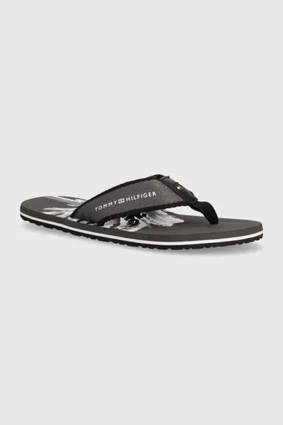 Шлепки Tommy Hilfiger, серый