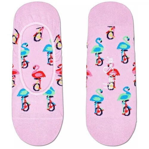 Женские носки Happy Socks укороченные, размер 25, мультиколор, розовый