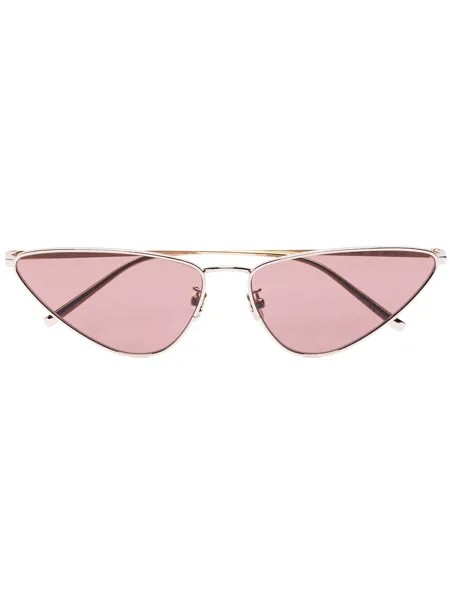 Saint Laurent Eyewear солнцезащитные очки SL487 в оправе 'кошачий глаз'