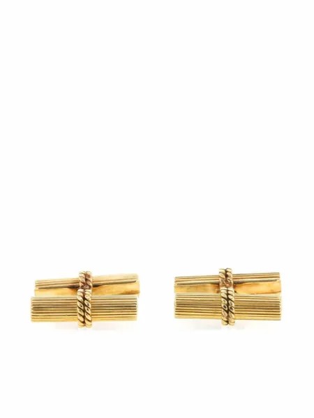 Van Cleef & Arpels Pre-Owned запонки 1970-х годов из желтого золота
