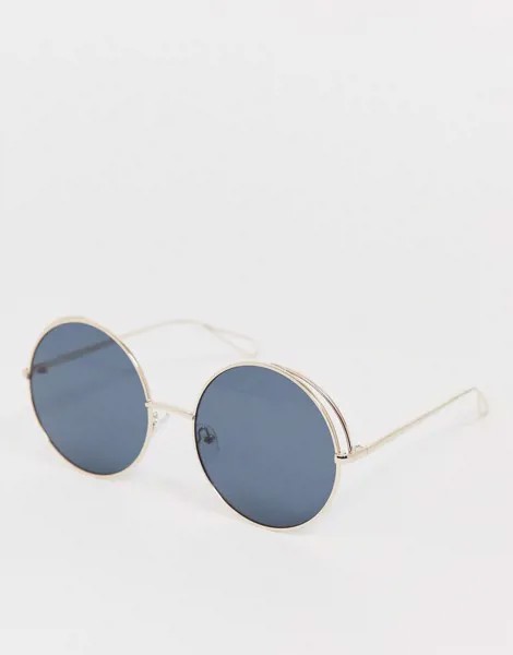 Круглые солнцезащитные очки Aldo-Золотой