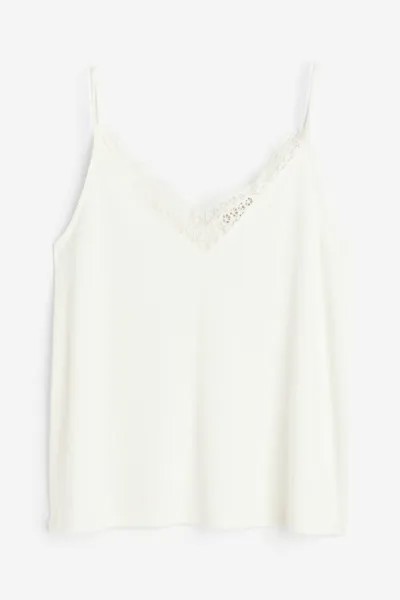 Топ женский H&M 966969002 белый 4XL (доставка из-за рубежа)