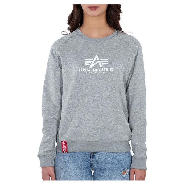 Свитер Alpha Industries New Basic, серый