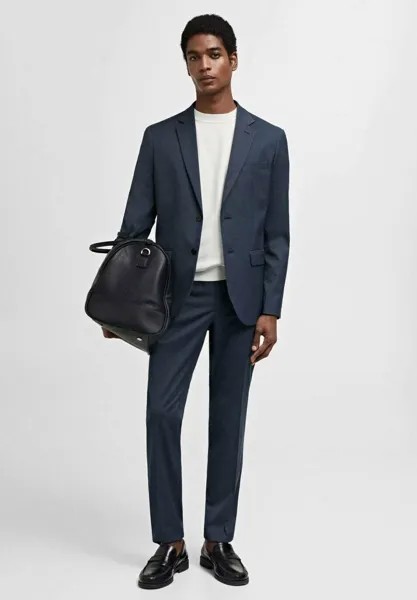 Брюки Paris Mango, модра индиго