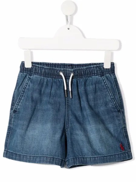 Ralph Lauren Kids джинсовые шорты с кулиской