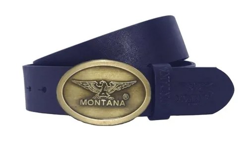 Ремень мужской Montana 31023 gold blue 125 см