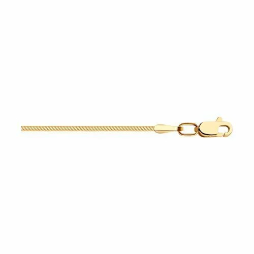 Цепь The Jeweller, серебро, 925 проба, золочение, длина 55 см, средний вес 5.86 г, золотой