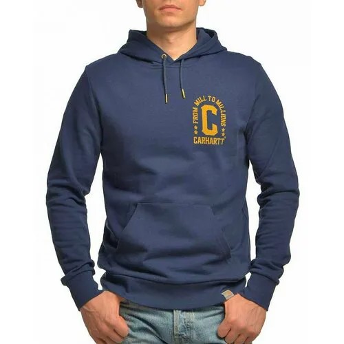 Толстовка carhartt, размер M, синий