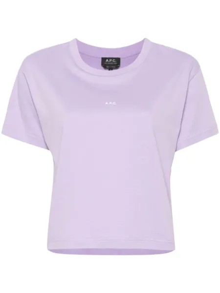 A.P.C. футболка Jen, фиолетовый