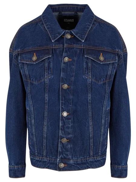 Джинсовая куртка Urban Classics, цвет mid indigo washed