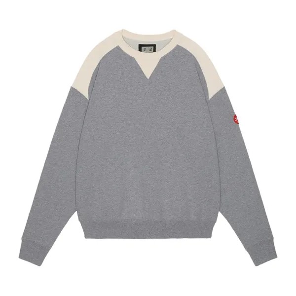 Толстовка Cav Empt Panel Shoulder Crewneck, серый