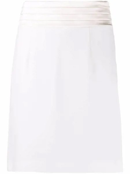 Manuel Ritz юбка с атласным поясом