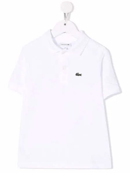 Lacoste Kids рубашка-поло с логотипом