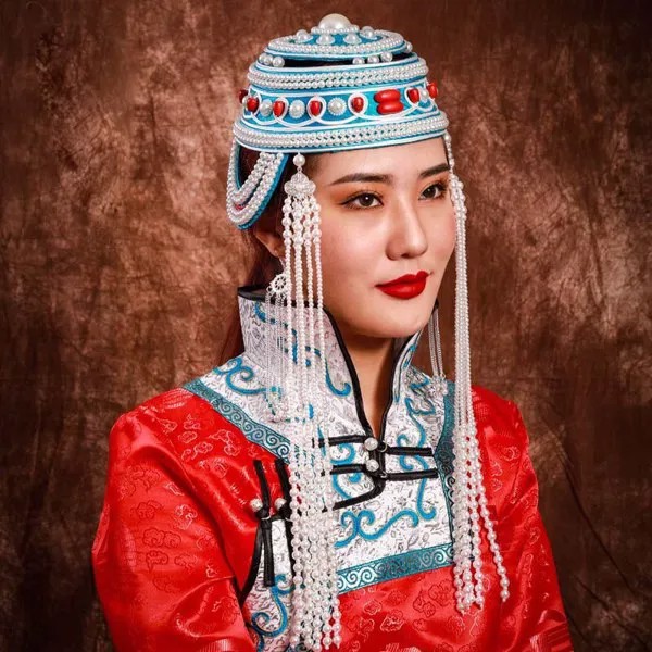 Монгольская Кепка танцевальная одежда аксессуары шляпа монгольская Женская головной убор этнический Повседневный фестиваль головной убор