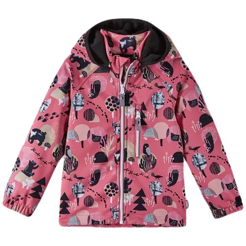 Куртка Reima демисезонная, размер 98, розовый, мультиколор