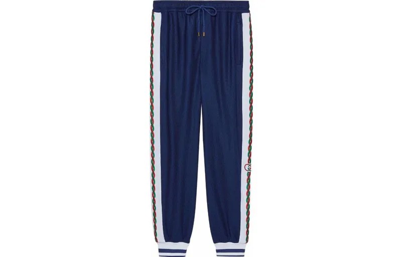 Мужские трикотажные спортивные штаны GUCCI, цвет Blue