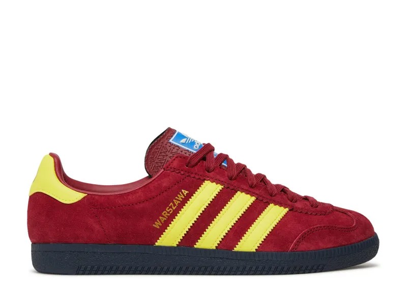 Кроссовки adidas Warszawa Spezial 'Noble Maroon', красный