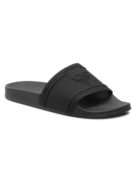 Шлепанцы мужские Karl Lagerfeld KL70009 черные 40 EU
