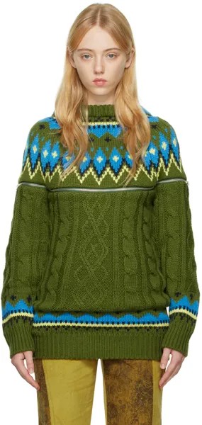 Зеленая накидка Nordic Hoodie Andersson Bell