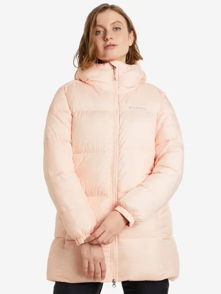 Куртка утепленная женская Columbia Puffect Mid Hooded Jacket, Розовый