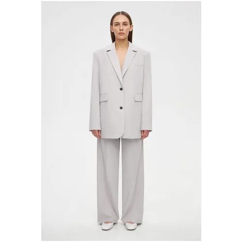Пиджак práv.da, размер XL, серый, серебряный