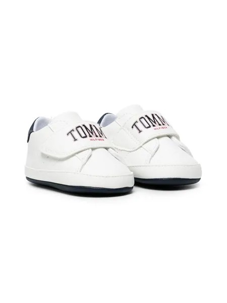 Tommy Hilfiger Junior кроссовки на липучках с логотипом