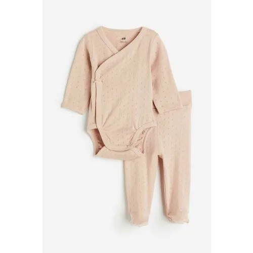 Комплект одежды H&M, размер 62, темно-розовый