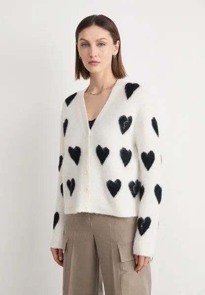 Кардиган Amora Cardigan AllSaints, цвет chalk white/black