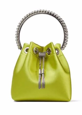 Jimmy Choo атласная сумка-ведро Bon Bon