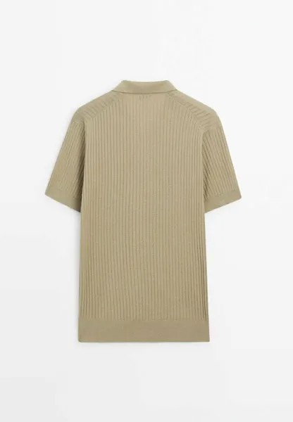 Поло Massimo Dutti, хаки