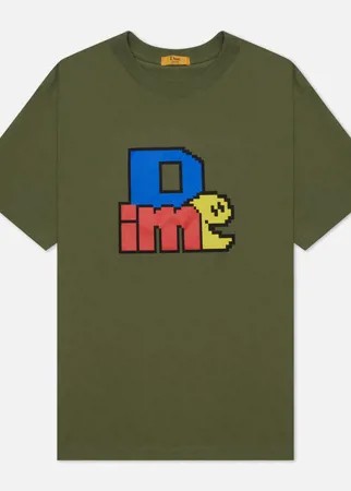 Мужская футболка Dime Chat, цвет оливковый, размер M