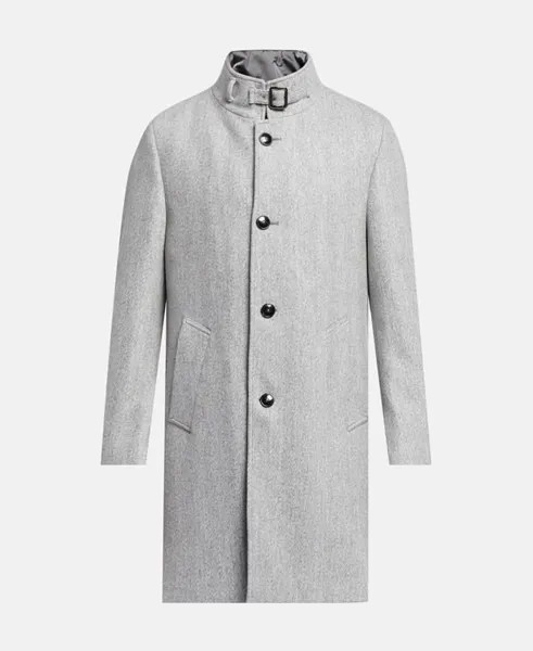 Шерстяное пальто Baldessarini, светло-серый