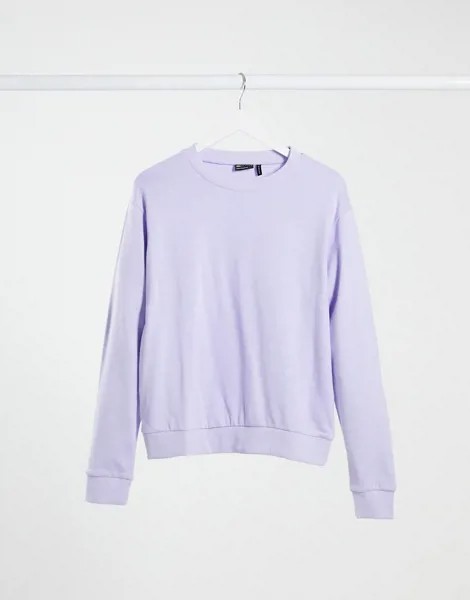 Лавандовый свитшот из органического хлопка ASOS DESIGN-Фиолетовый