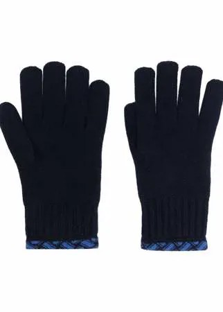 Drumohr перчатки с контрастной отделкой