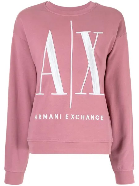 Armani Exchange толстовка с логотипом