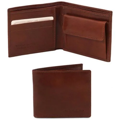 Кожаный бумажник Tuscany Leather TL140761 Коричневый