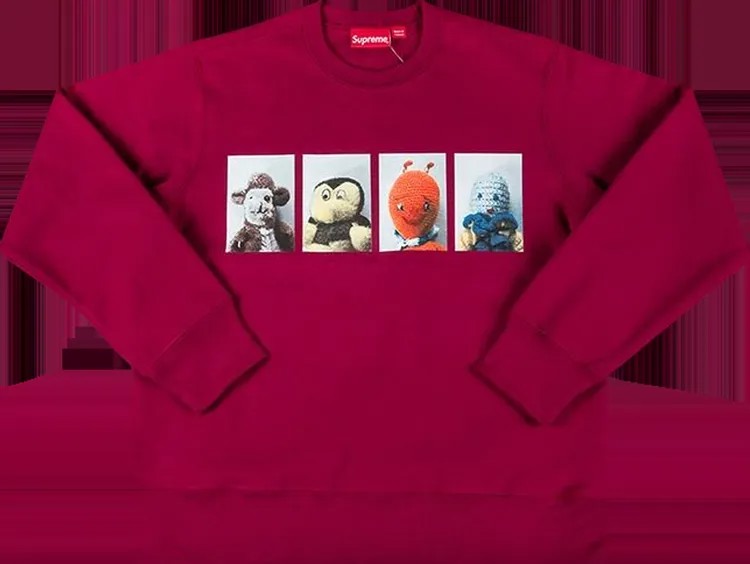 Толстовка Supreme Mike Kelley Ahh...Youth! Crewneck Sweatshirt 'Magenta', фиолетовый