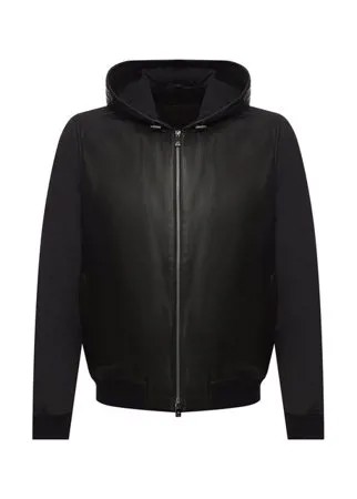 Кожаный бомбер Corneliani