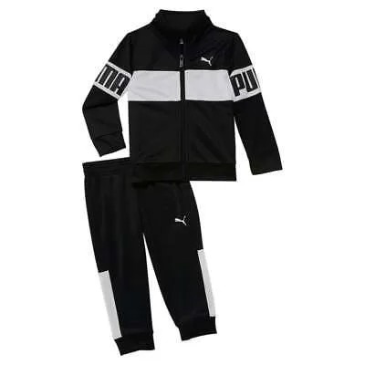 Puma 2Pc Tricot Track Jacket - Jogger Set Малыш Мальчики Размер 3T Пальто Куртки Ou