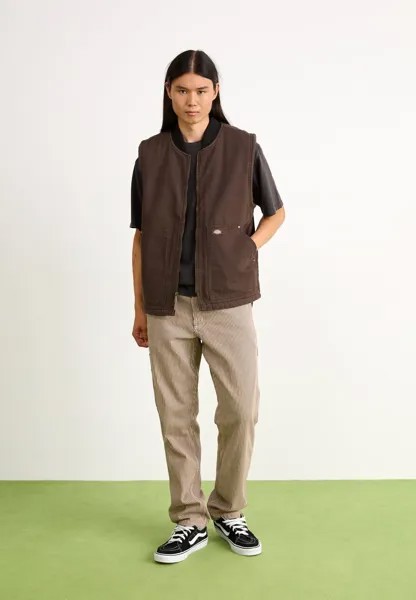 Жилет DUCK VEST Dickies, темно-коричневый