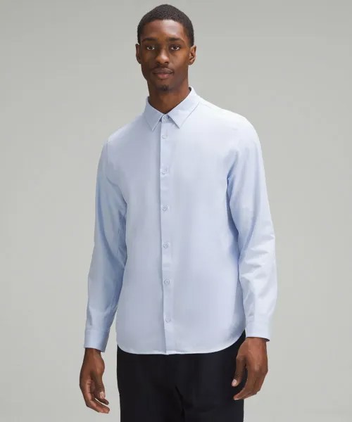 Рубашка классического кроя с длинными рукавами New Venture Lululemon, синий