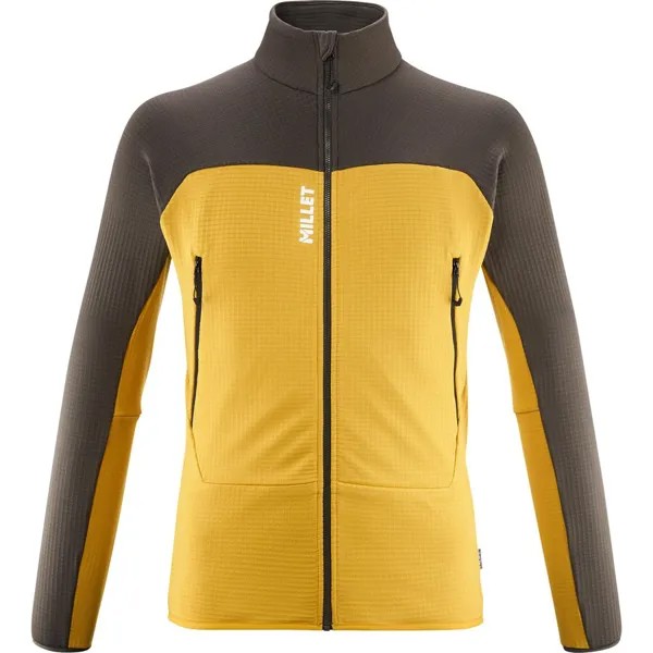 Спортивная флисовая куртка Millet FUSION, цвет Brown/Yellow